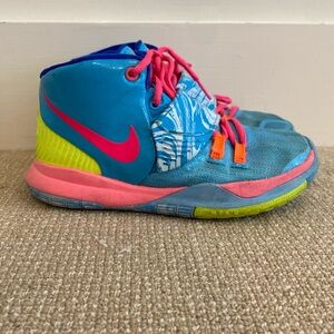 Kyrie bright neon basketball shoes